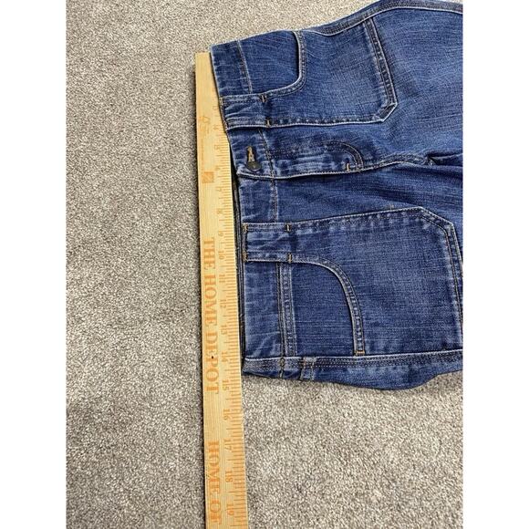 Y2k Grunge Streetwear Gap bootcut jeans sz 4R low rise dark wash Rodeo Western - Picture 8 of 13